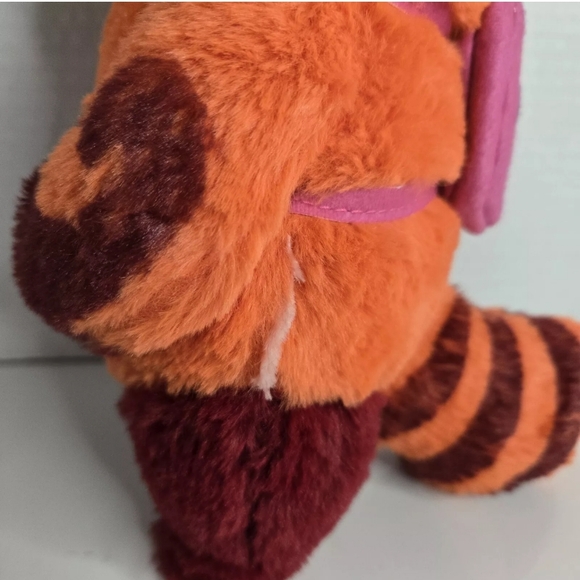 Disney Parks Pixar Turning Red 9" Mei Panda Plush with Pink Backpack Go Bag - Picture 3 of 5